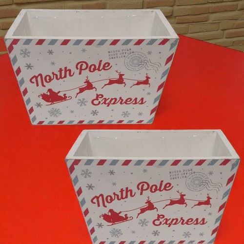 Christmas wooden storage - storage, box
