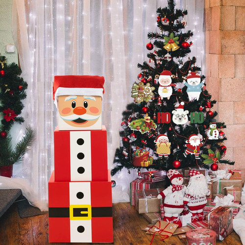Christmas gift boxes with - with, lids